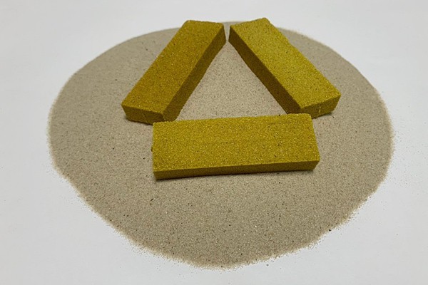 cát bọc nhựa đúc gang